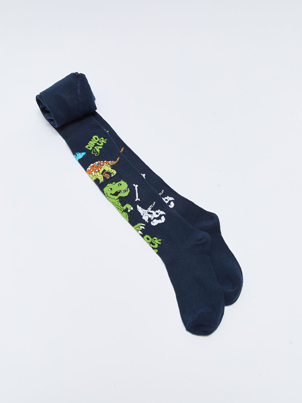 Lacivert Desenli Erkek Çocuk Külotlu Çorap