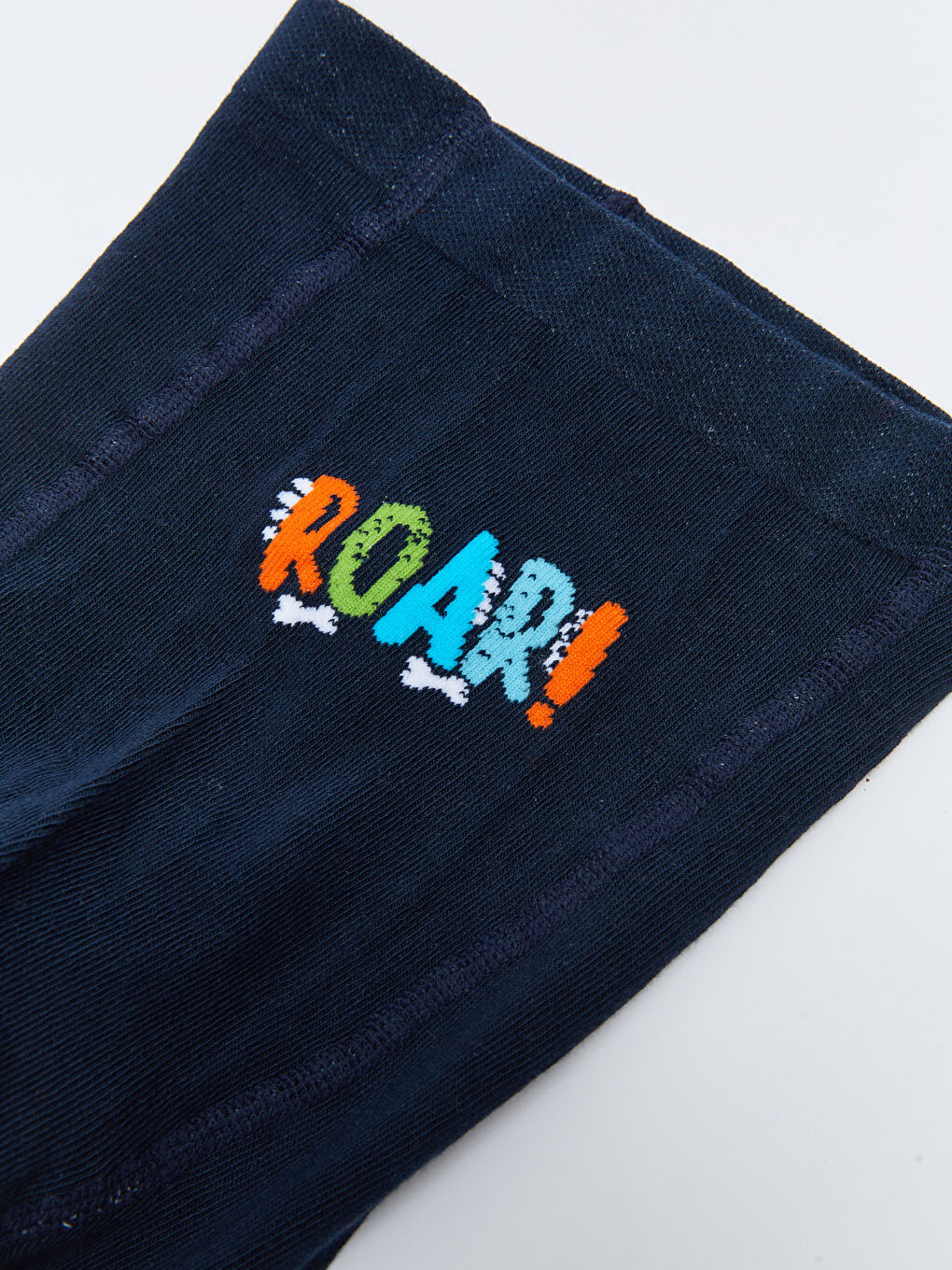 Lacivert Desenli Erkek Çocuk Külotlu Çorap-2