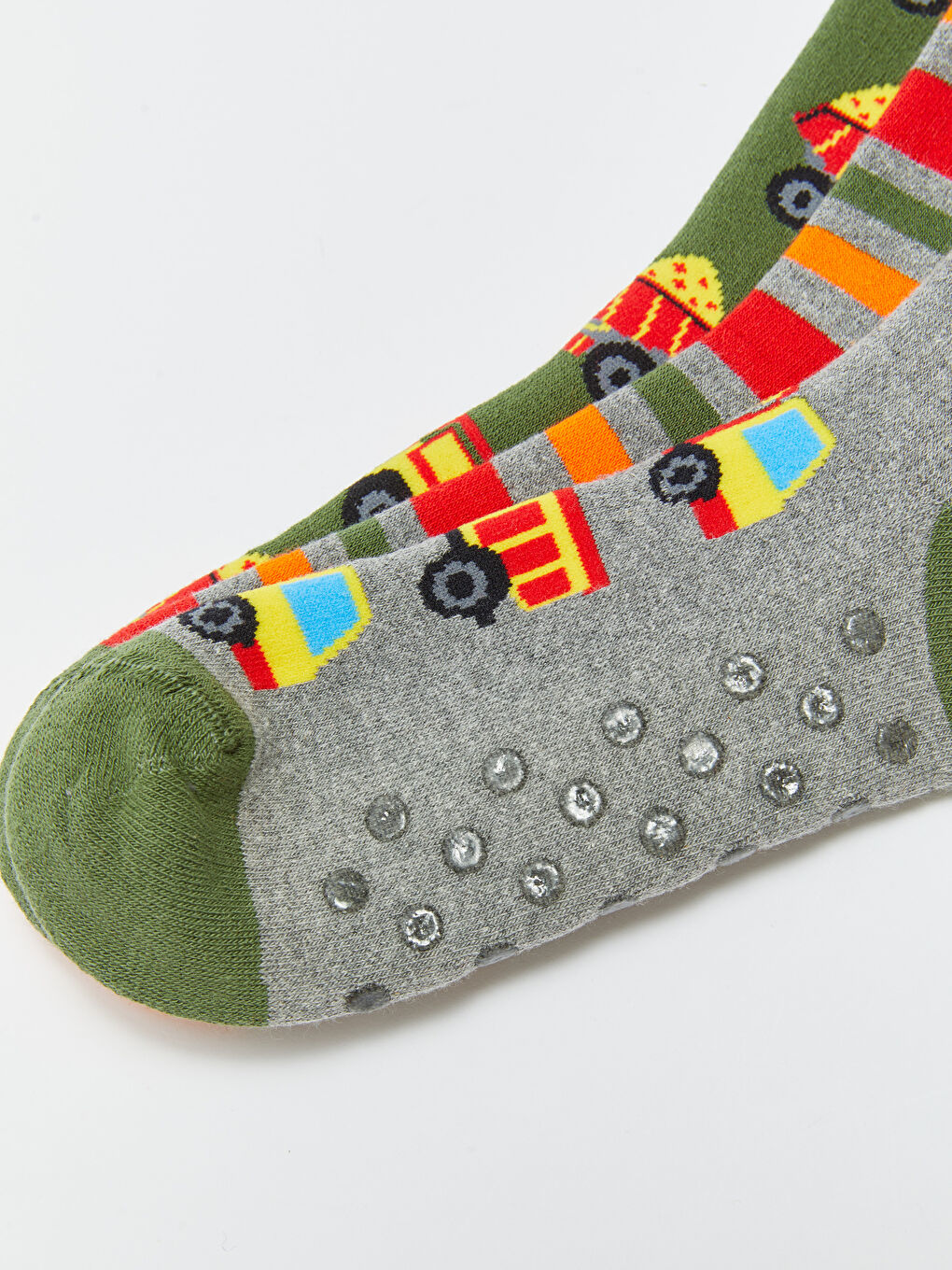 Karışık Desenli Erkek Çocuk Soket Çorap 3'lü-2