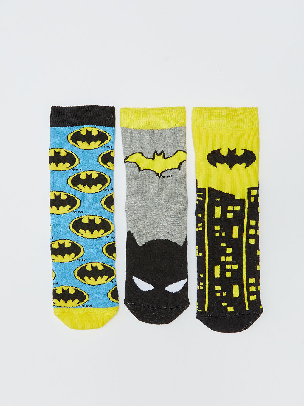 LCW Kids Batman Patterned Boys Socks 3 Pack -W2GA21Z4-K00