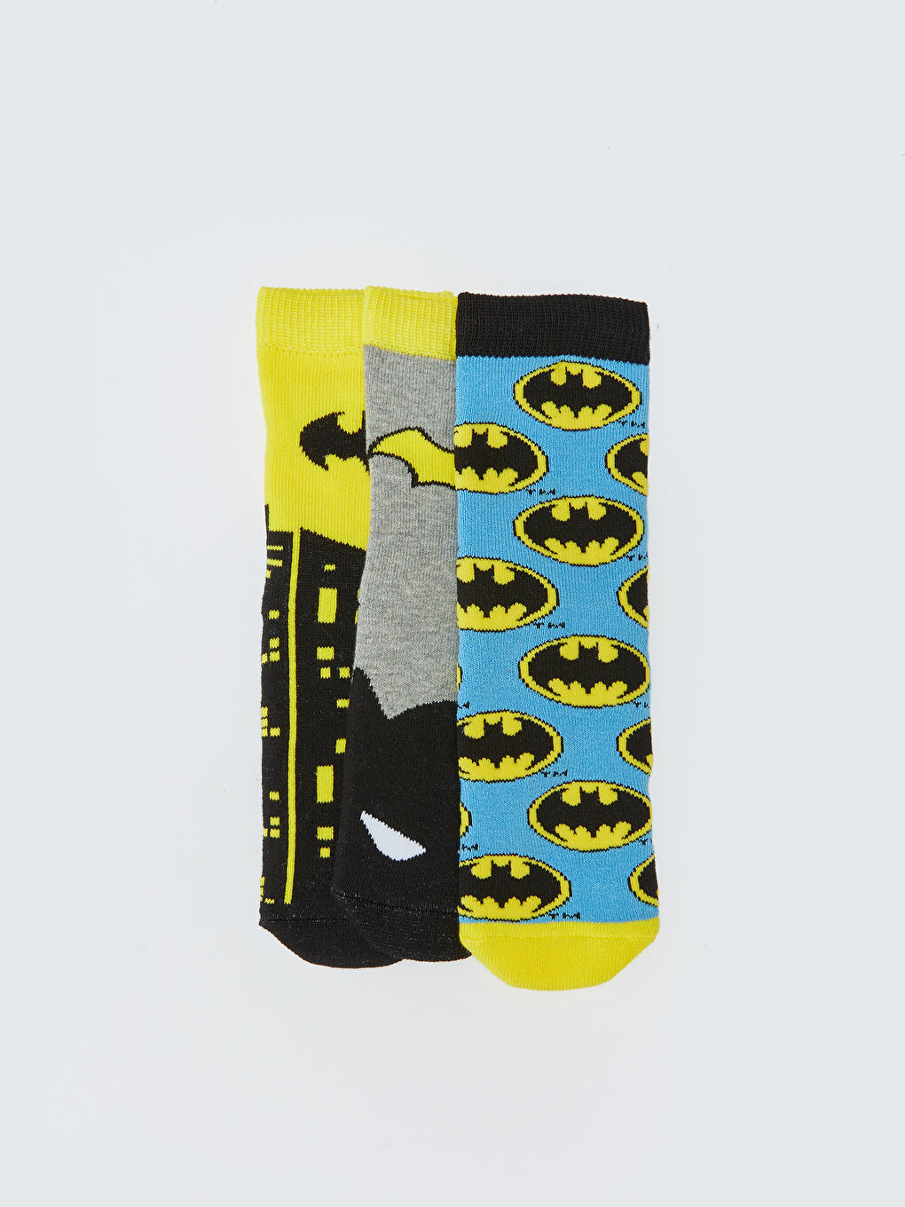 LCW Kids Batman Patterned Boys Socks 3 Pack -W2GA21Z4-K00