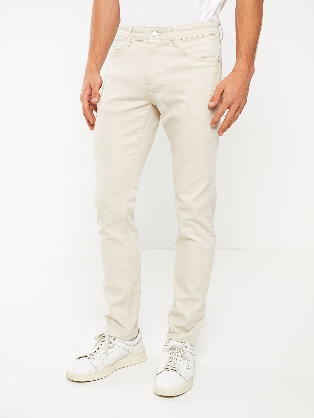 Bej 750 Slim Fit Erkek Jean Pantolon-2