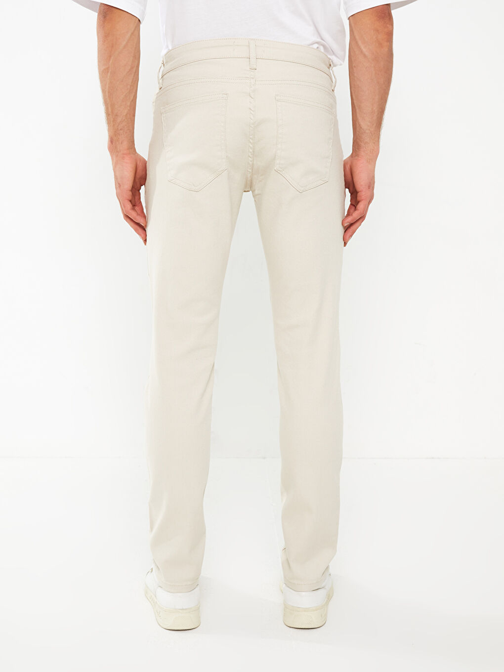 Bej 750 Slim Fit Erkek Jean Pantolon-3