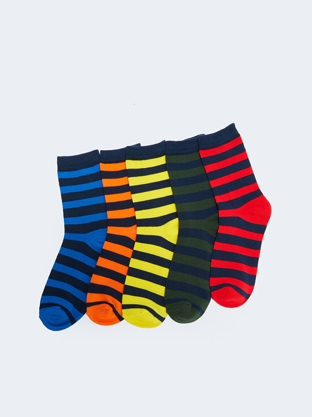 Striped Boys' Ankle Socks 5 Pack