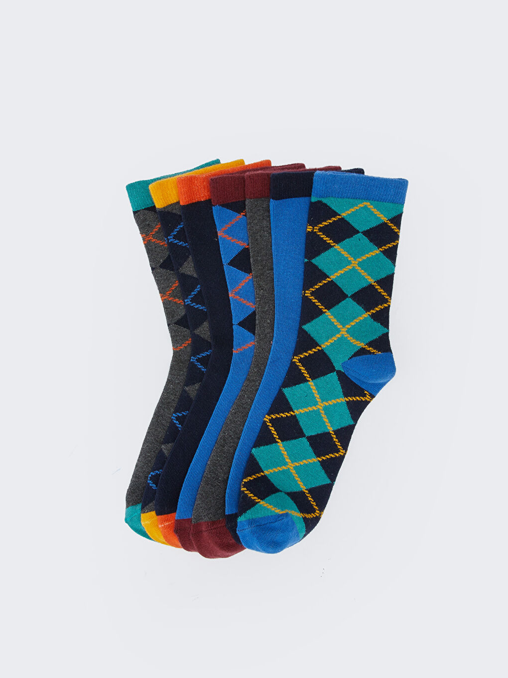 Patterned Boys' Ankle Socks 7 Pack