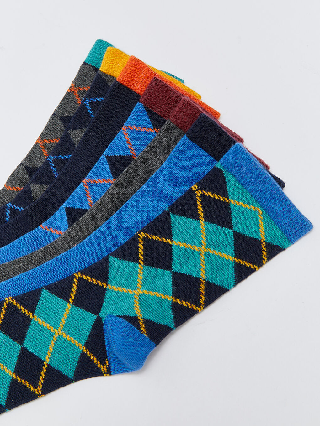 Patterned Boys' Ankle Socks 7 Pack-2