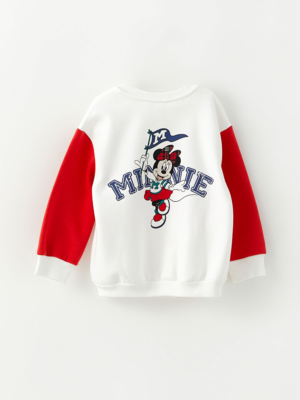 Veste Bomber Bébé Fille Minnie Mouse Imprimée Manches Longues Col Université-4