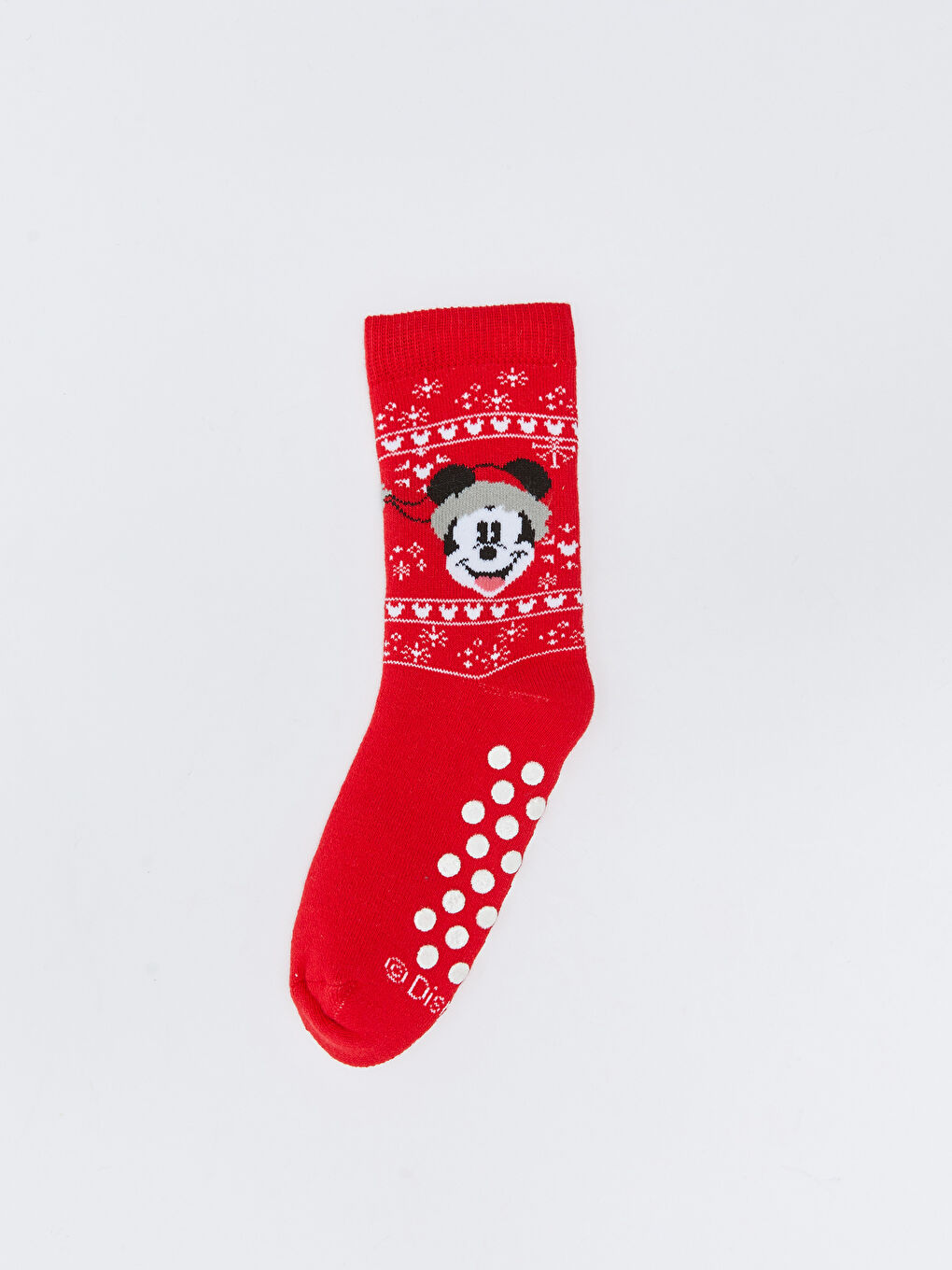 LCW Kids Mickey Mouse Desenli Yılbaşı Temalı Erkek Çocuk Havlu Soket Çorap -W2GB20Z4-SMF
