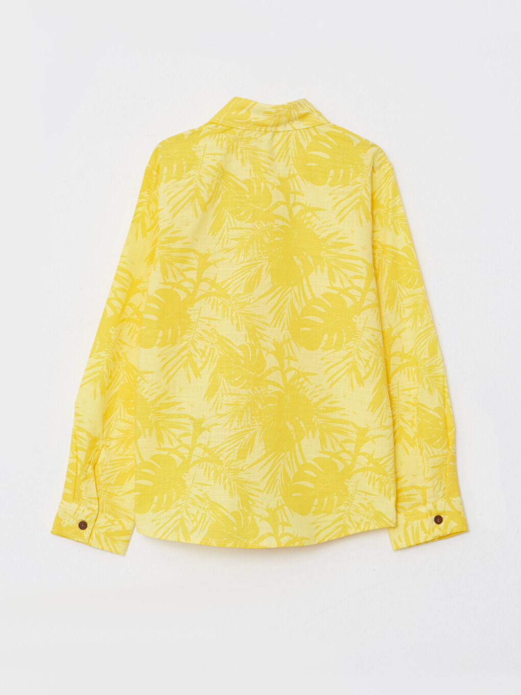 Patterned Long Sleeve Boys' Shirt -W2GB59Z4-LUG