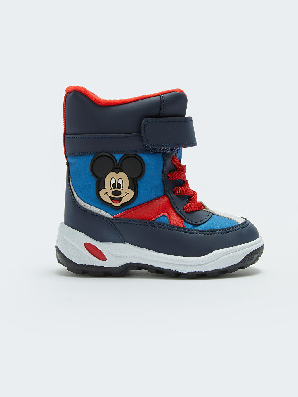 LCW STEPS Lacivert Mickey Mouse Lisanslı Cırt Cırtlı Erkek Bebek Kar Botu - 1