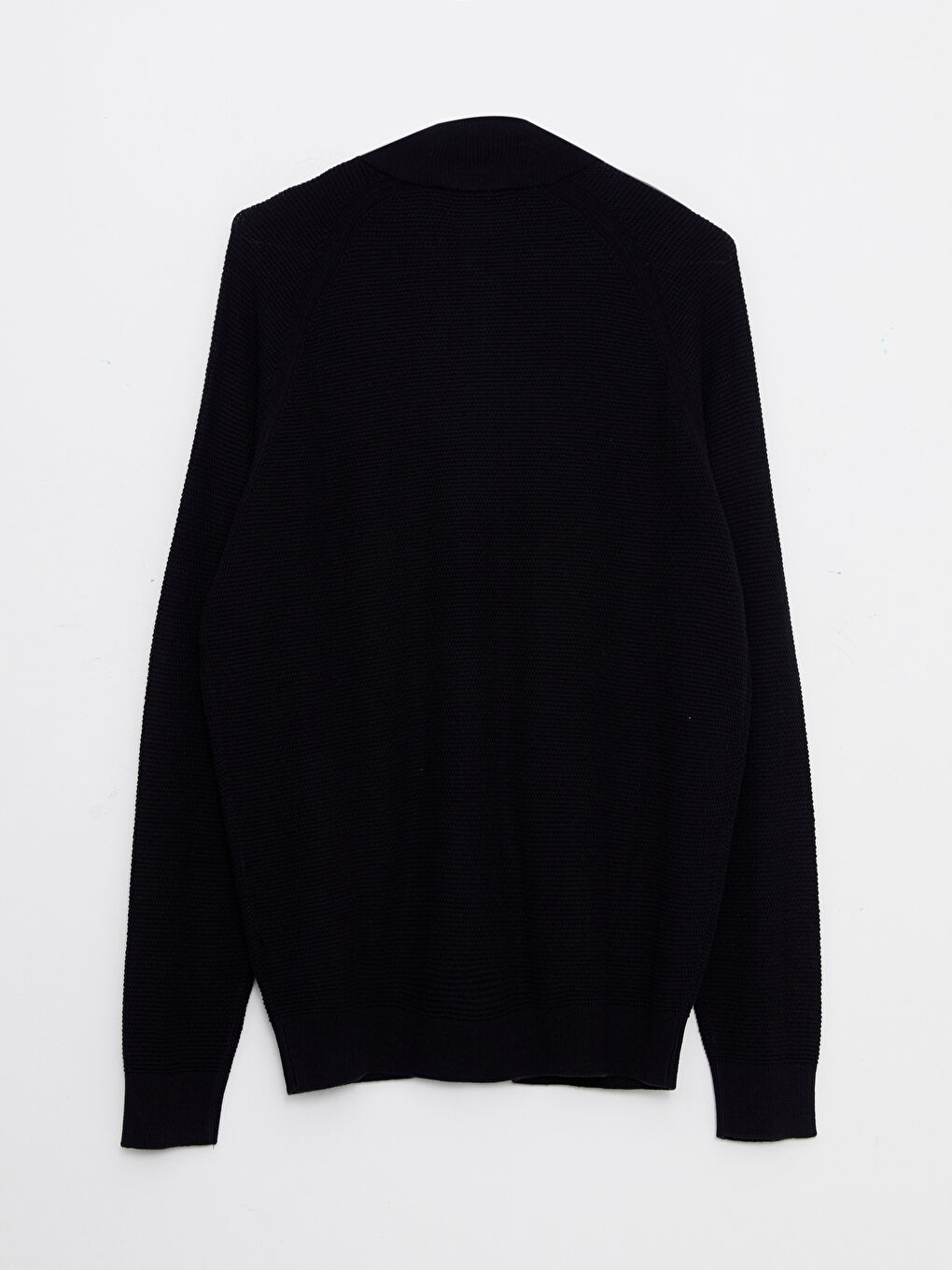 LCWAIKIKI Basic Standard Fit Turtle Neck Long Sleeve Men's Tricot Cardigan -W2GB99Z8-RFH