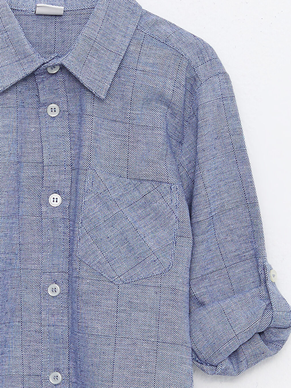 Plaid Long Sleeve Boys' Shirt-4