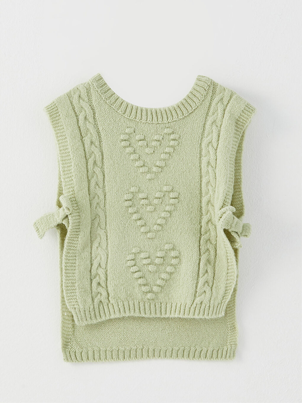 Yeşil Bebe Yaka Uzun Kollu Kız Bebek 3'lü Takım-6