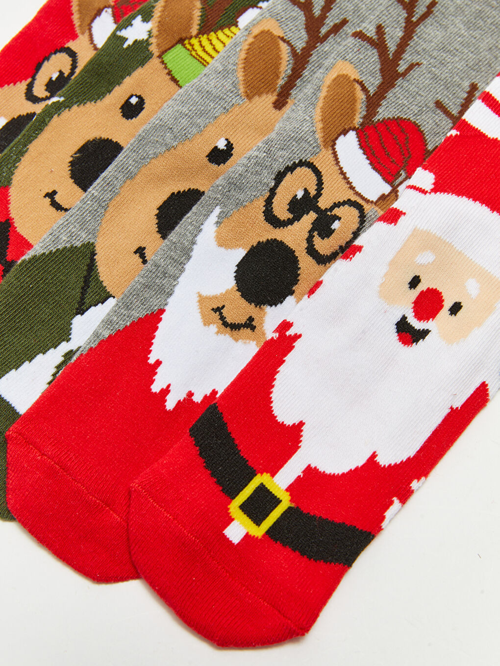 New Year Themed Boys' Ankle Socks 5 Pack-3