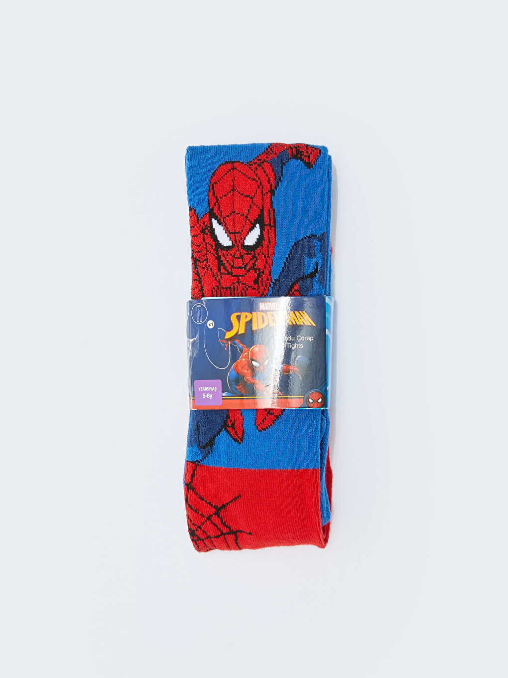 LCW Kids Spider-Man Patterned Boys Tights -W2GD09Z4-K00