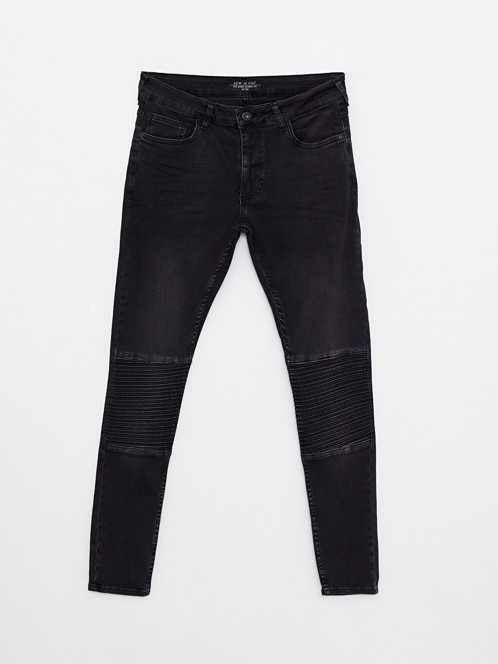 Siyah 770 Super Skinny Erkek Jean Pantolon-5