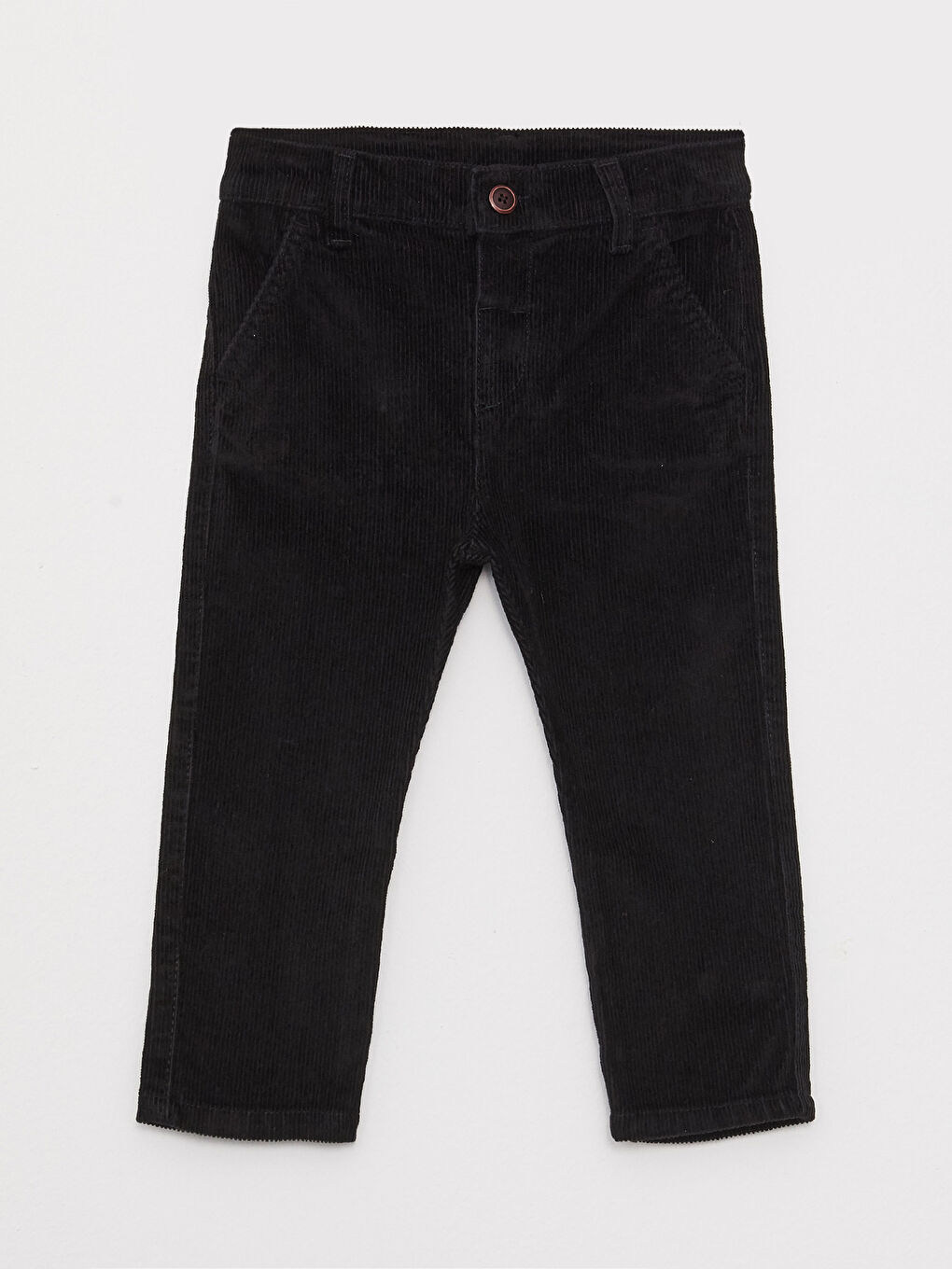 Siyah Basic Kadife Erkek Bebek Pantolon