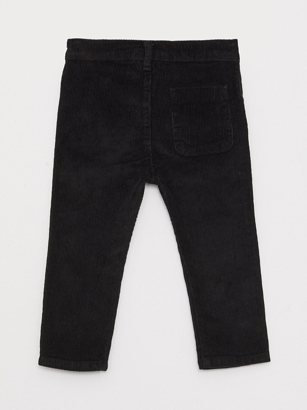 Siyah Basic Kadife Erkek Bebek Pantolon-1