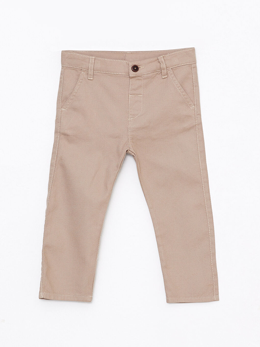Bej Basic Erkek Bebek Pantolon