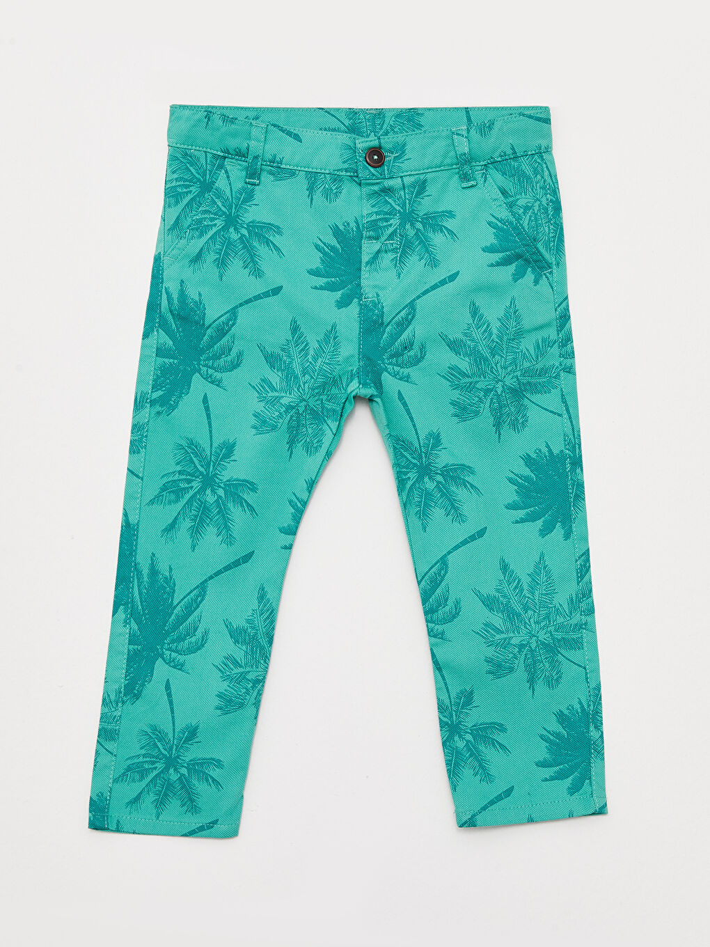 Yeşil Baskılı Erkek Bebek Pantolon