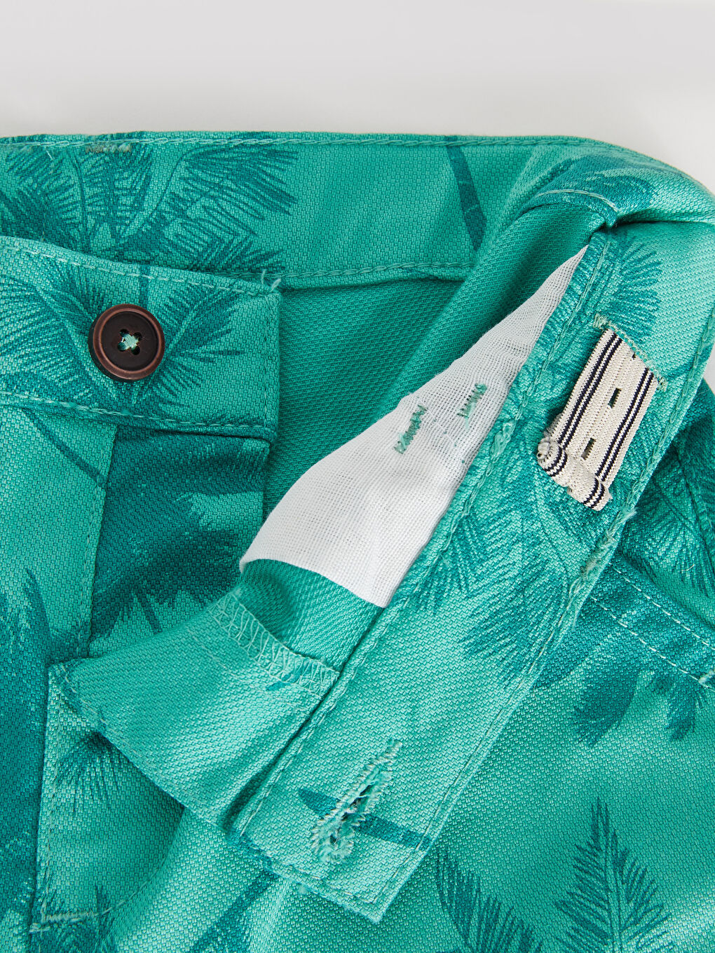 Yeşil Baskılı Erkek Bebek Pantolon-2