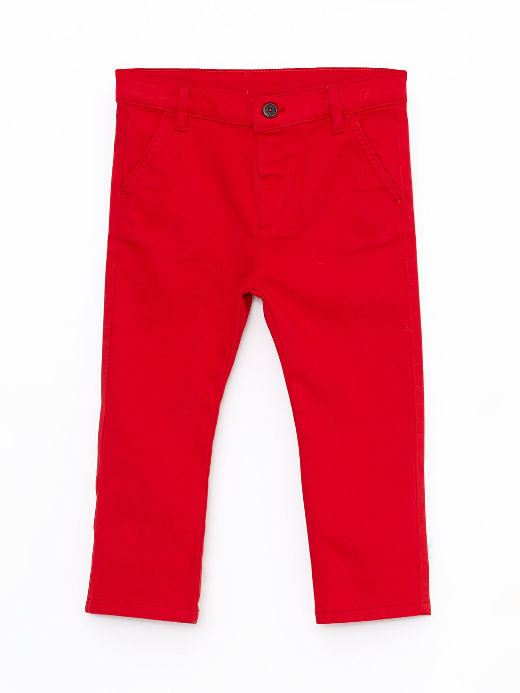 Kırmızı Basic Erkek Bebek Pantolon