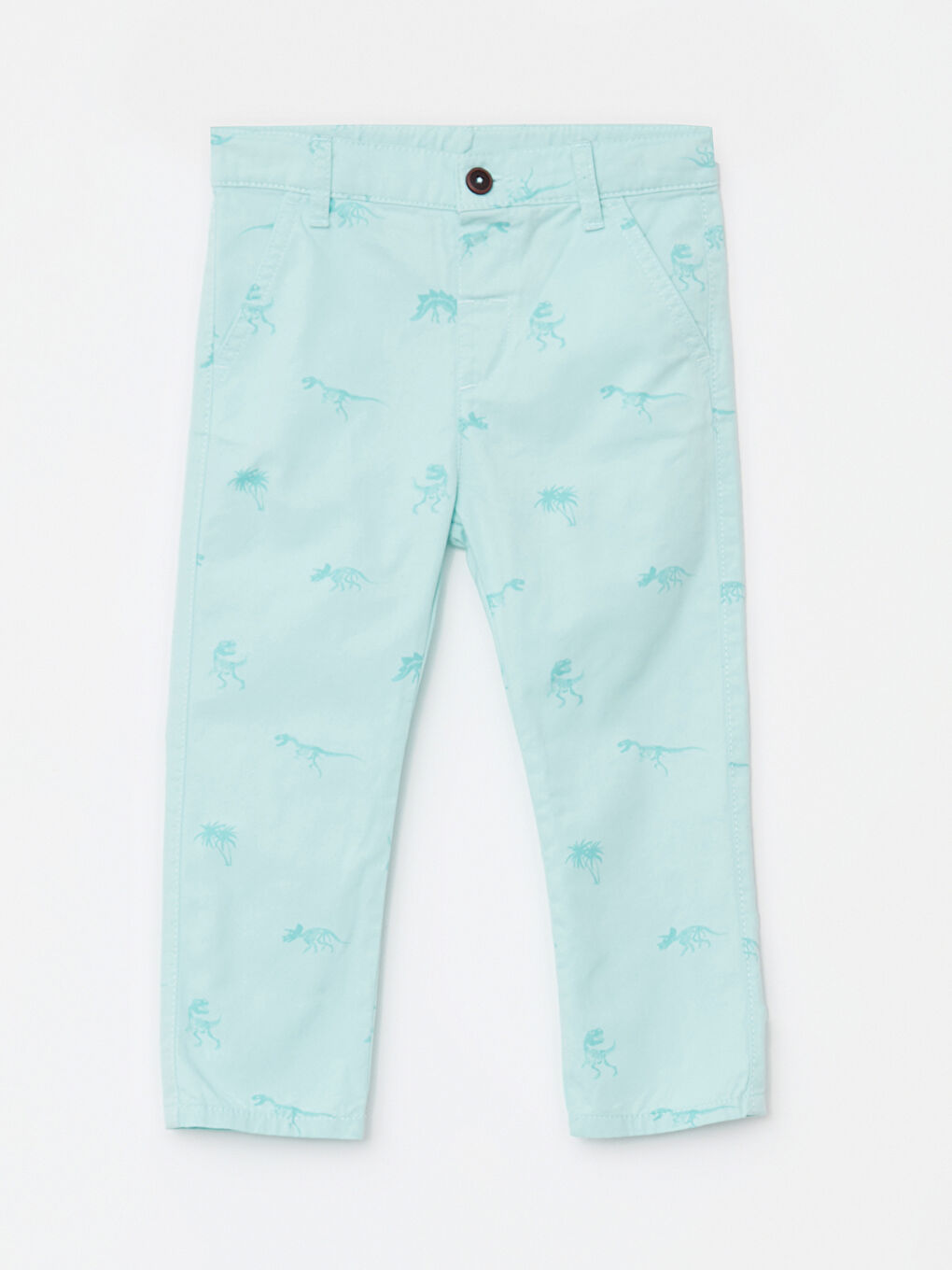 Yeşil Baskılı Erkek Bebek Pantolon