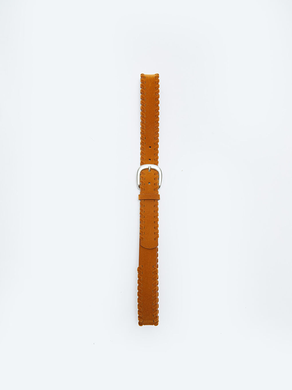 Kahverengi Süet Kadın Kemer-1