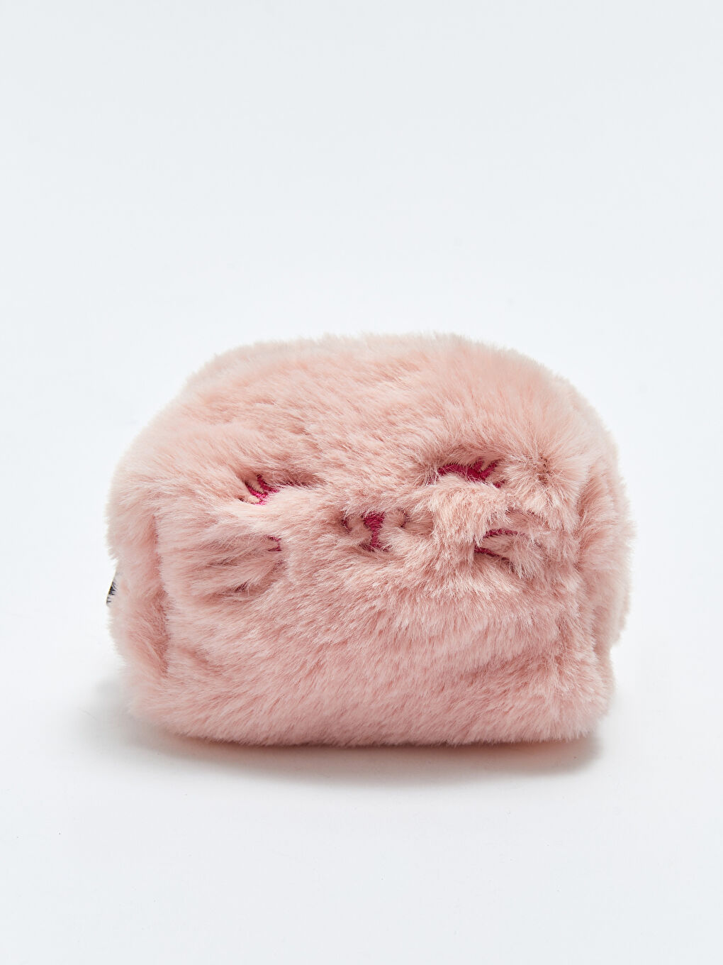 Pembe Pelüş Kadın Bozuk Para Cüzdanı