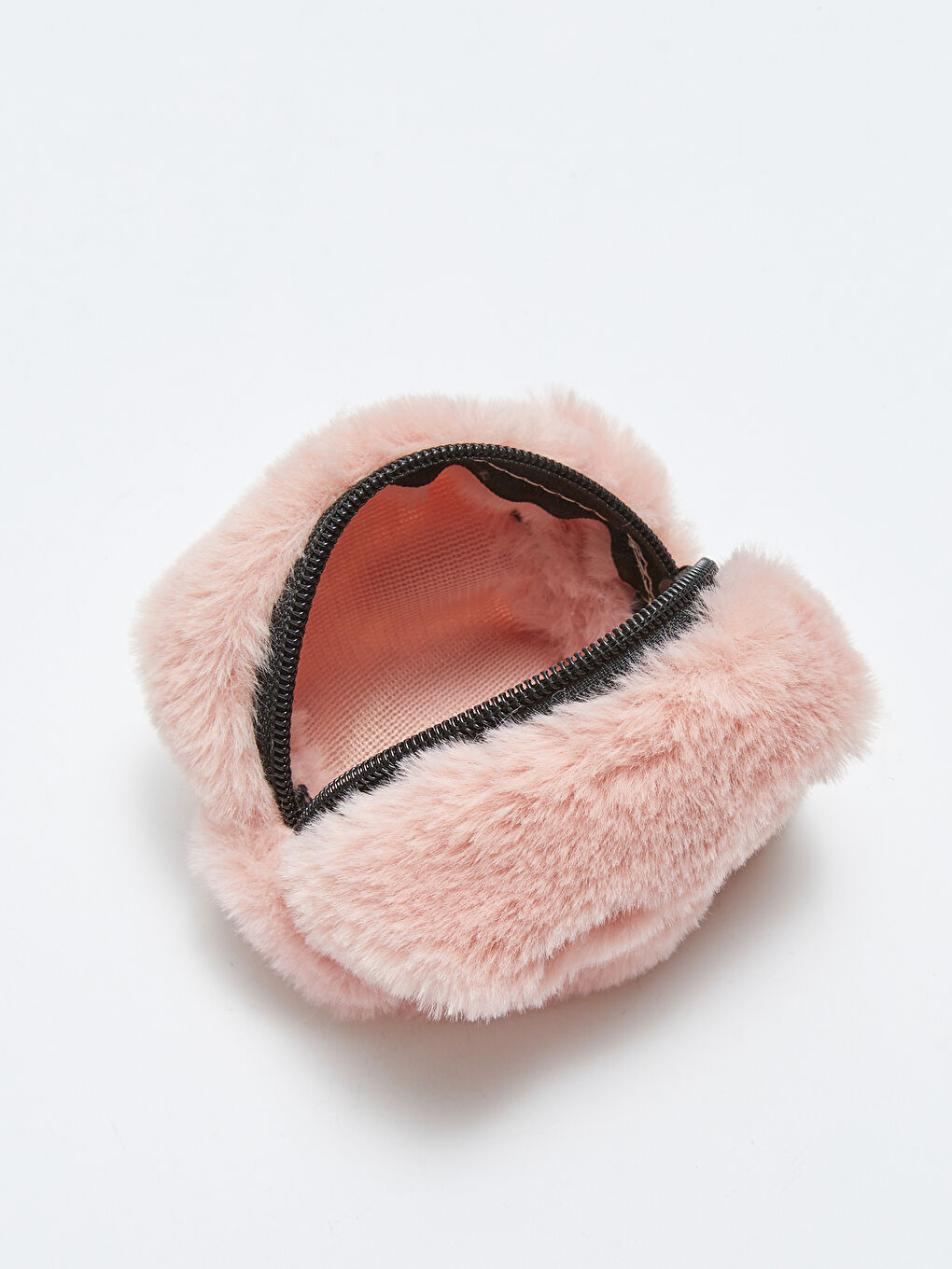 Pembe Pelüş Kadın Bozuk Para Cüzdanı-2