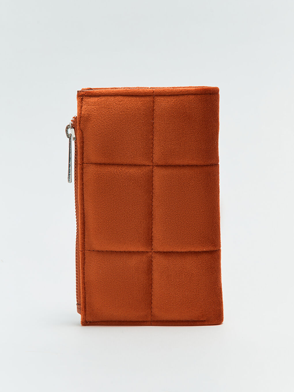 Kahverengi Kadife Kadın Cüzdan-2