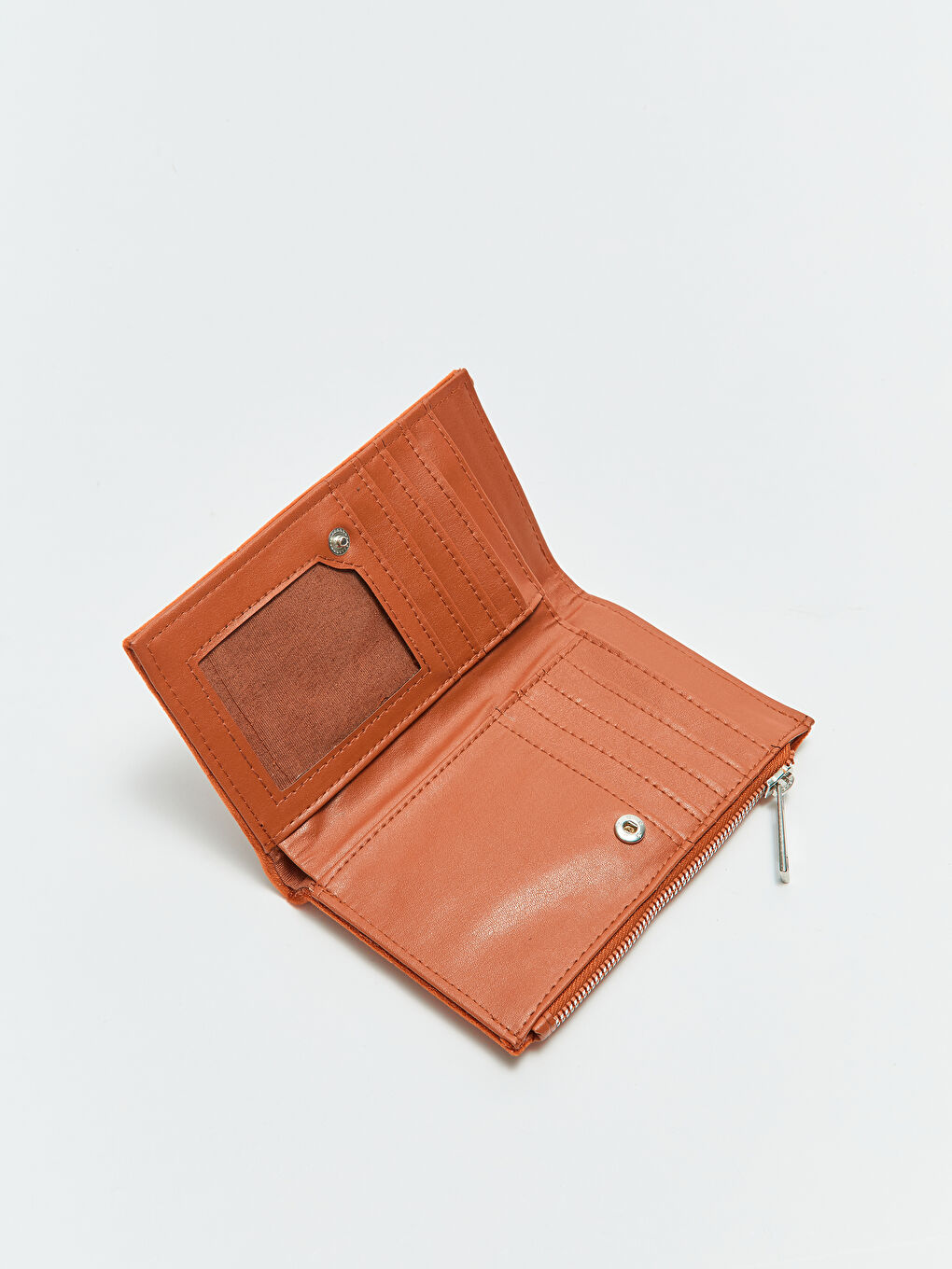 Kahverengi Kadife Kadın Cüzdan-3
