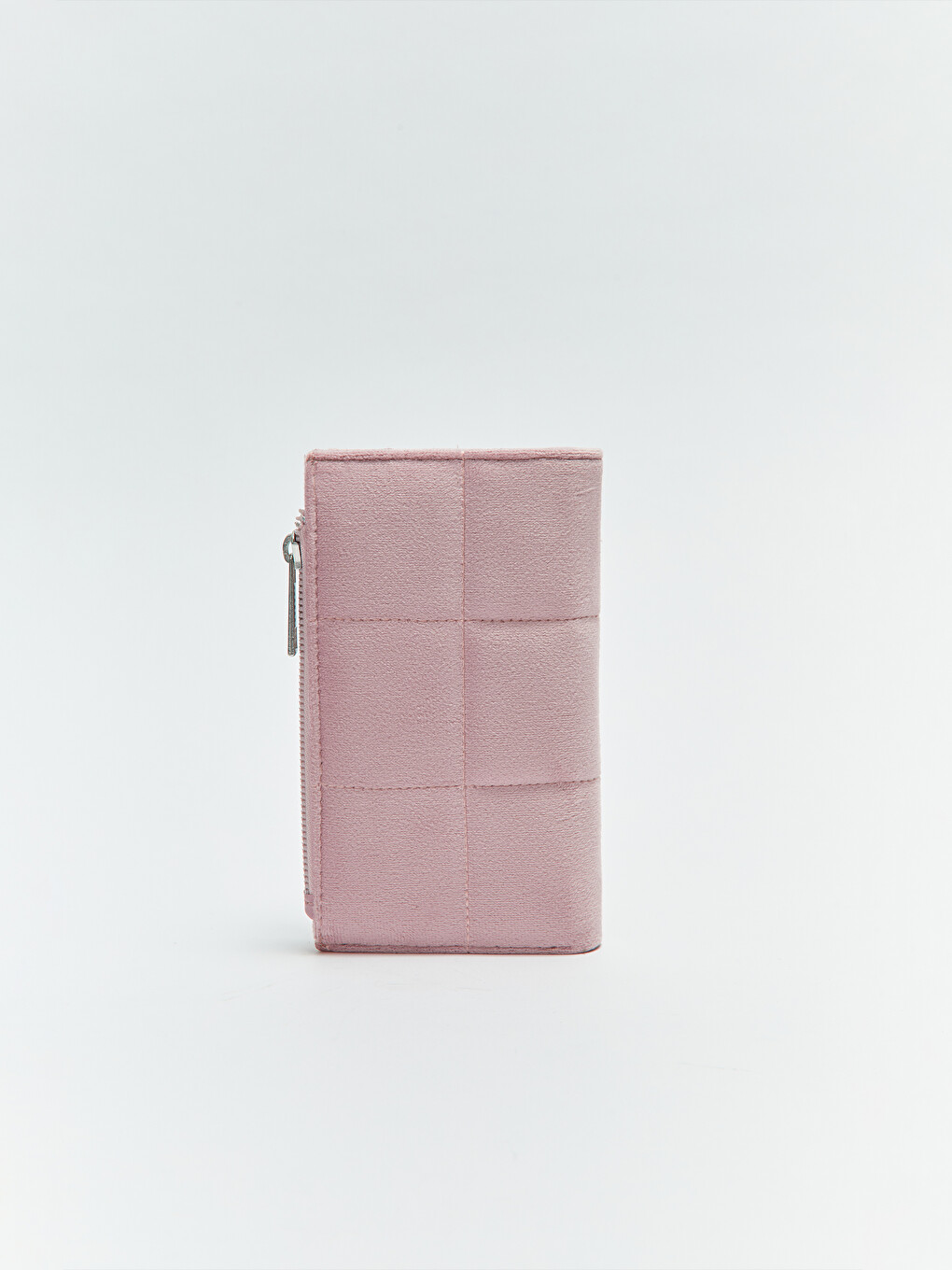 Pembe Kadife Kadın Cüzdan-2