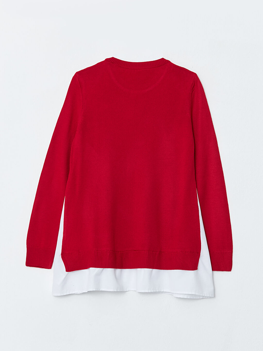 LCWAIKIKI Maternity Crew Neck Regular Long Sleeve Maternity Tricot Sweater -W2GE67Z8-SNJ
