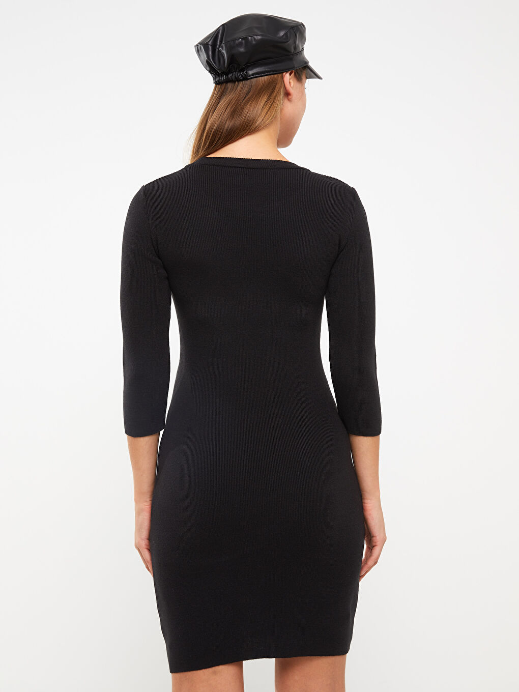 Crew Neck Regular Maternity Tricot Dress -W2GE72Z8-CVL