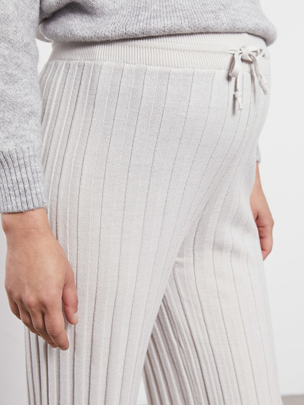 Standard Fit Regular Maternity Tricot Trousers-3