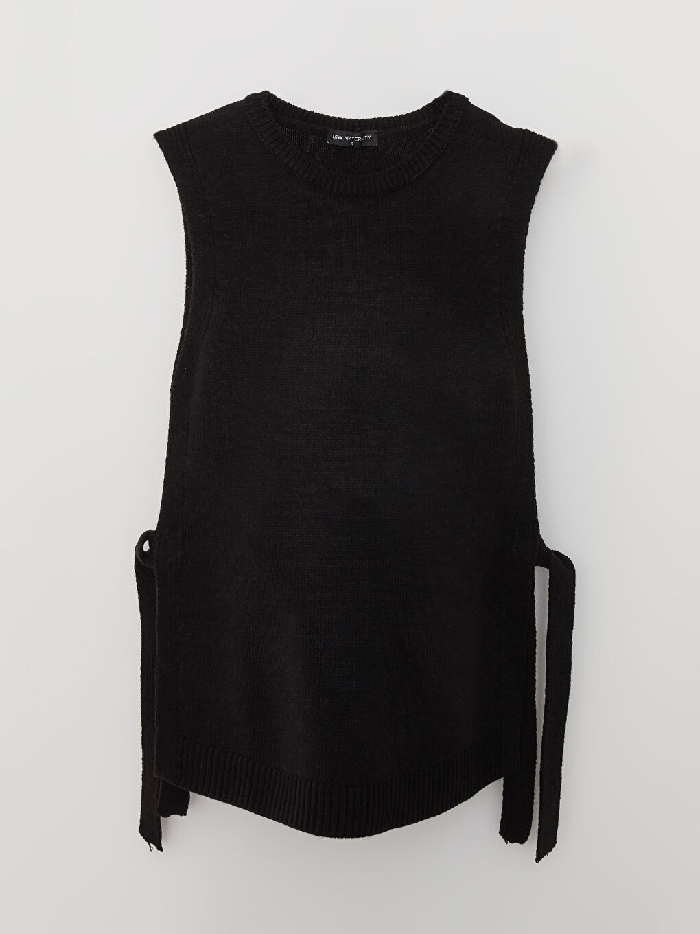 LCWAIKIKI Maternity Crew Neck Plain Maternity Knitwear Sweater Vest -W2GE81Z8-CVL