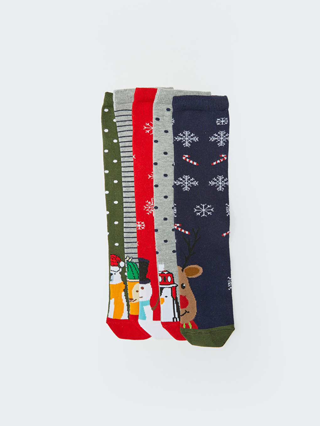 New Year Themed Boys' Ankle Socks 5 Pack-1