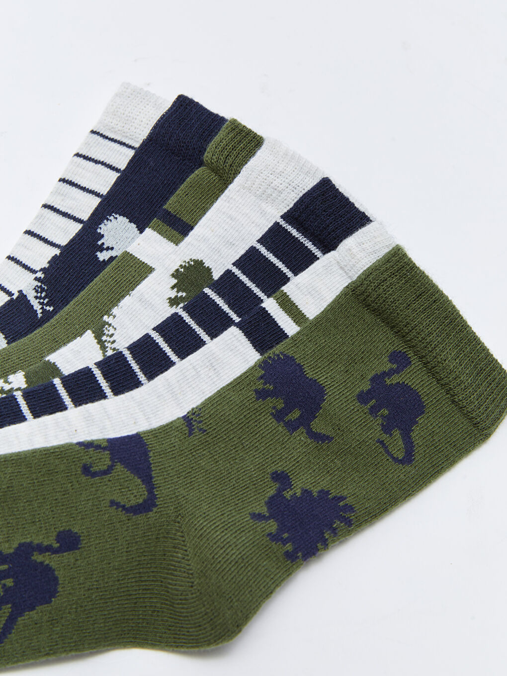Patterned Boys' Ankle Socks 7 Pack-3