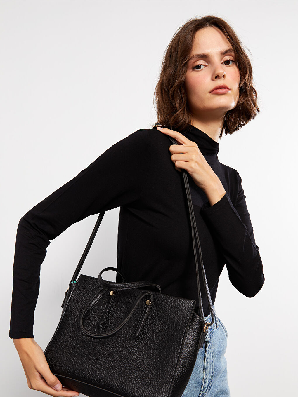 LCW ACCESSORIES Faux Leather Women's Shoulder Bag -W2GF66Z8