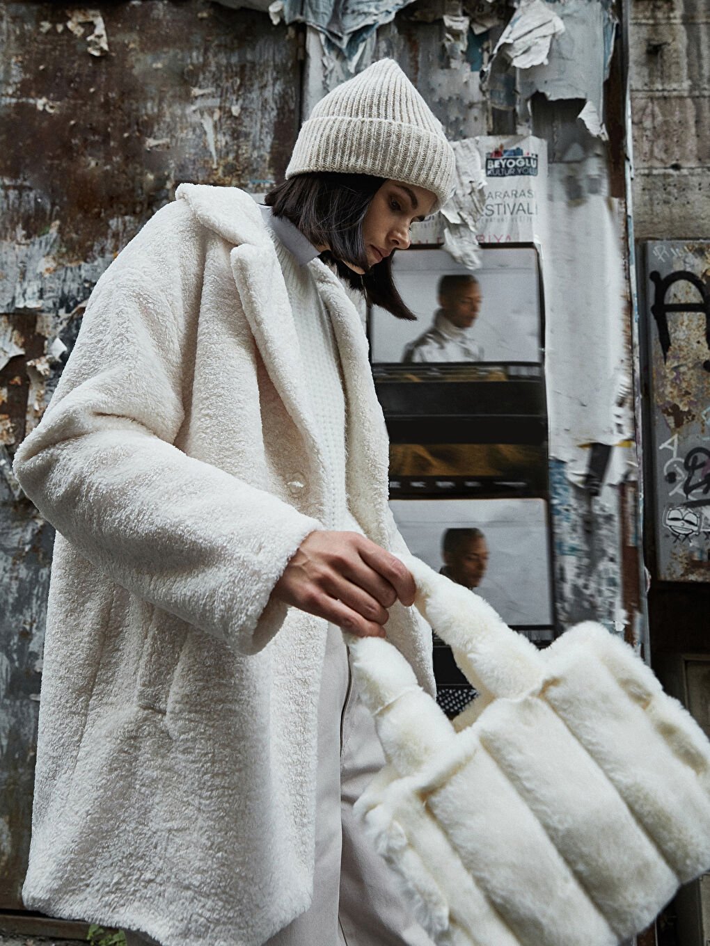 Fur Women's Hand Bag