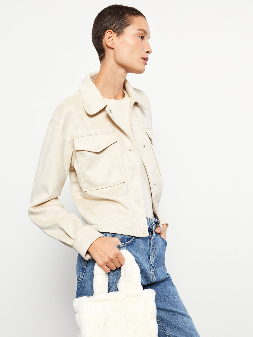 Fur Women's Hand Bag-1