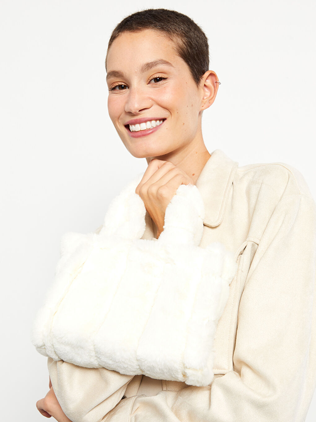 Fur Women's Hand Bag-3