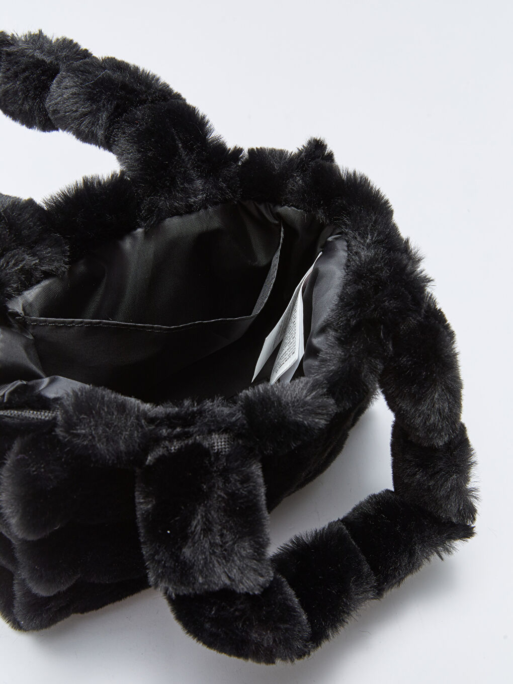 Siyah Kürk Kadın El Çantası-2