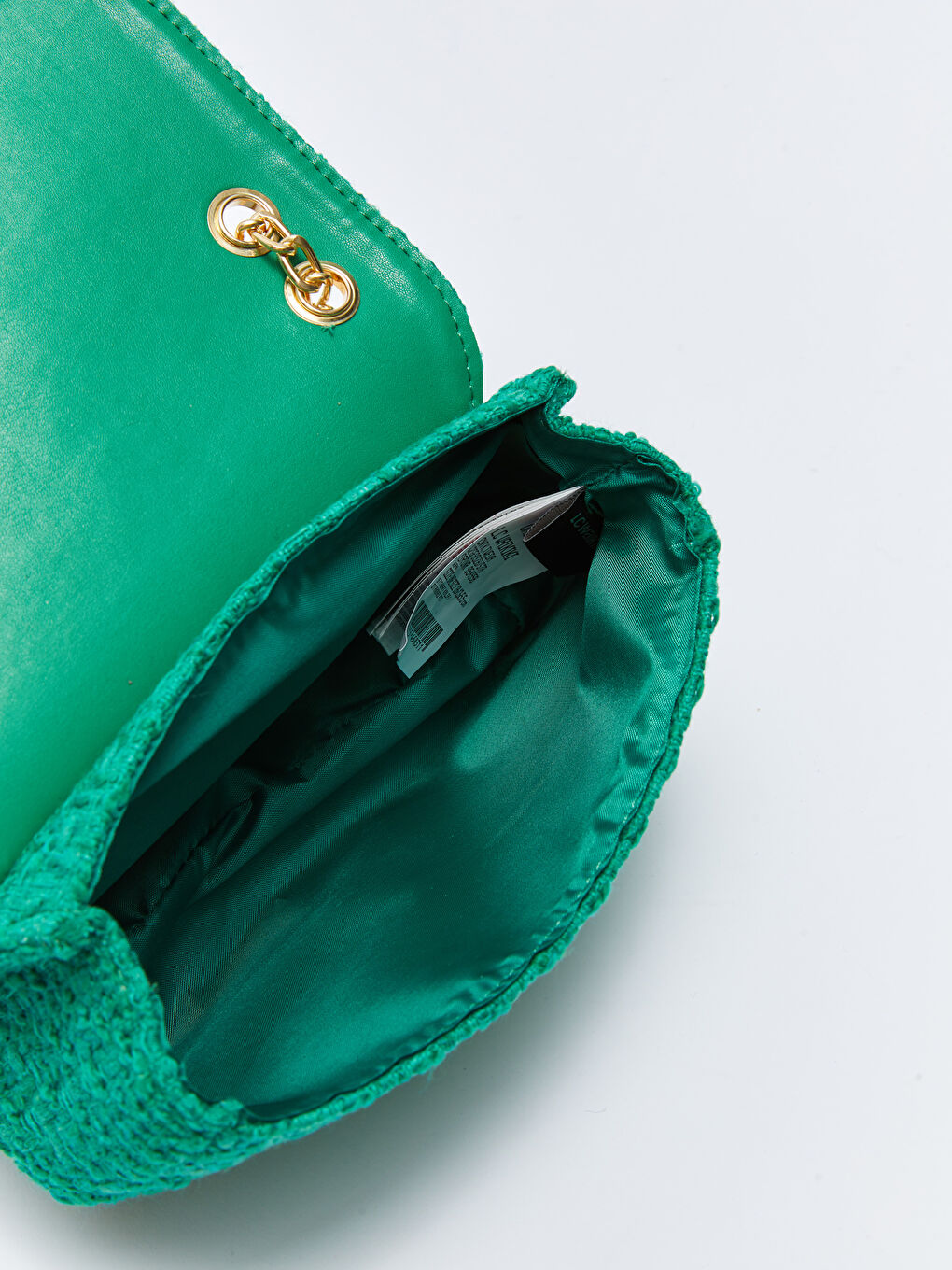 Yeşil Desenli Kadın Çapraz Çanta-5