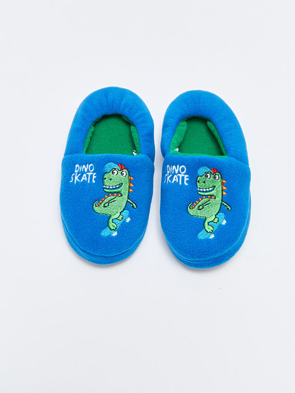 Lacivert Nakışlı Erkek Çocuk Ev Ayakkabısı-2