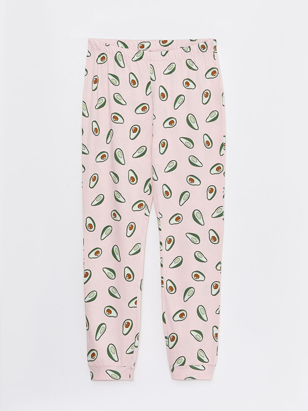 Crew Neck Printed Long Sleeve Women's Pyjama Set-7