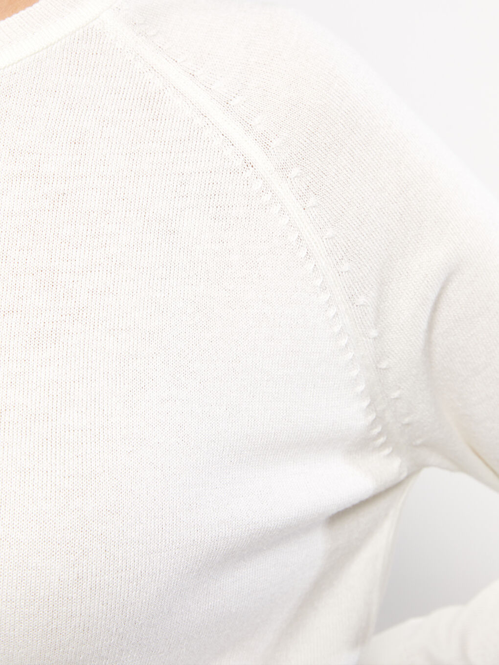 LCW Vision Rundhalsausschnitt Schlicht Langarm Damen Strickpullover -W2GI75Z8-R9J