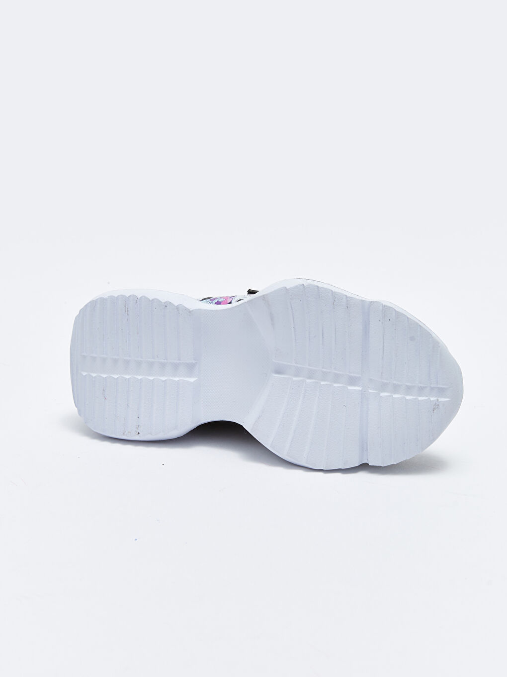 Siyah Minnie Mouse Lisanslı Cırt Cırtlı Kız Çocuk Spor Ayakkabı-3