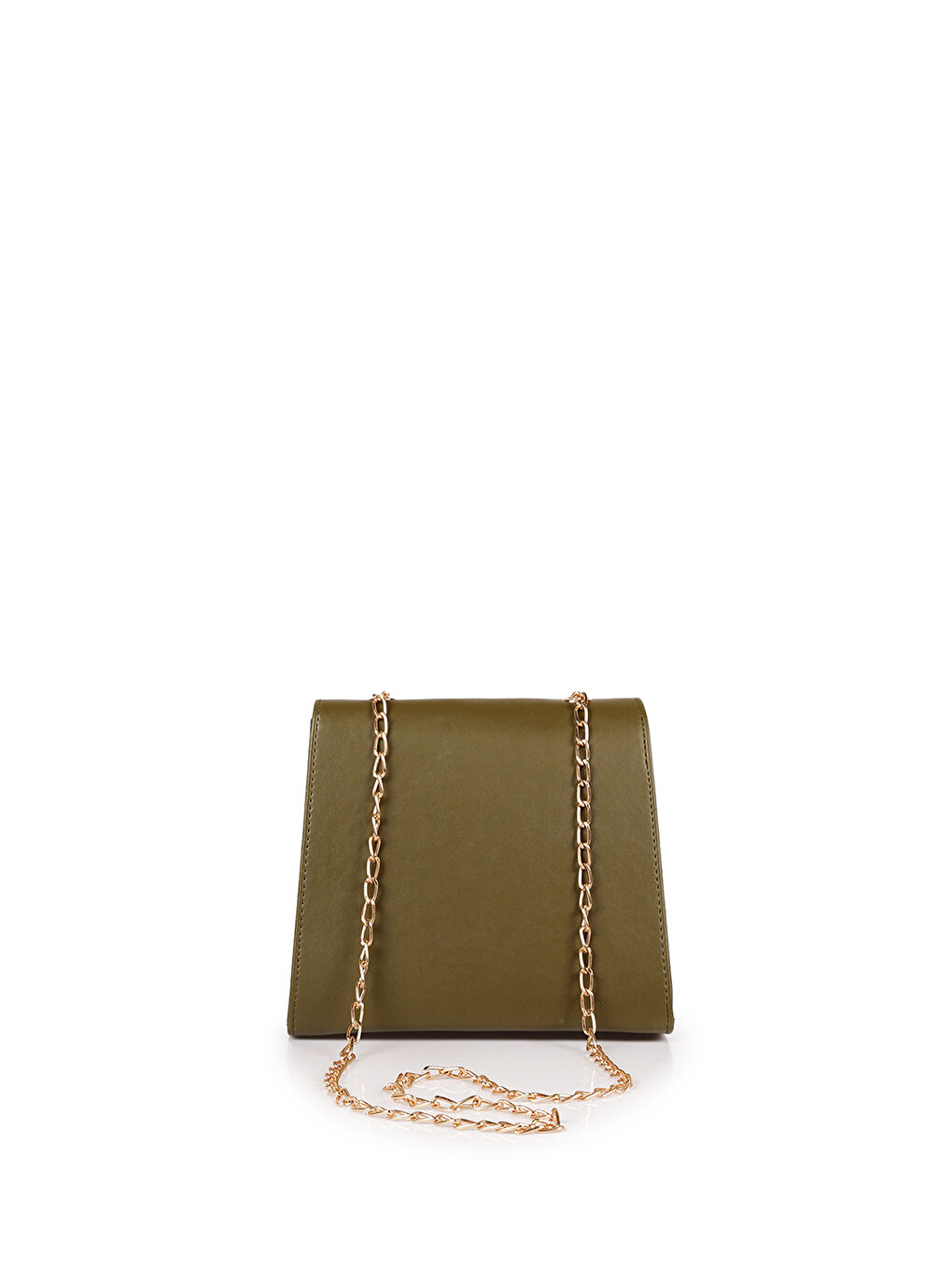 Haki Zincir Askılı Kadın Omuz Çantası-2